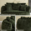 Wiilayok 58'' Oversized Chaise Lounge Chair Indoor, Thickened Backrest Sleeper Sofa Couch with Soft Pillows for Living Room, Gray