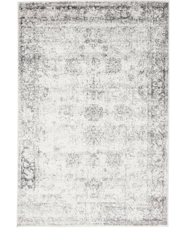 Unique Loom Casino Sofia Gray 4' x 6' Rug