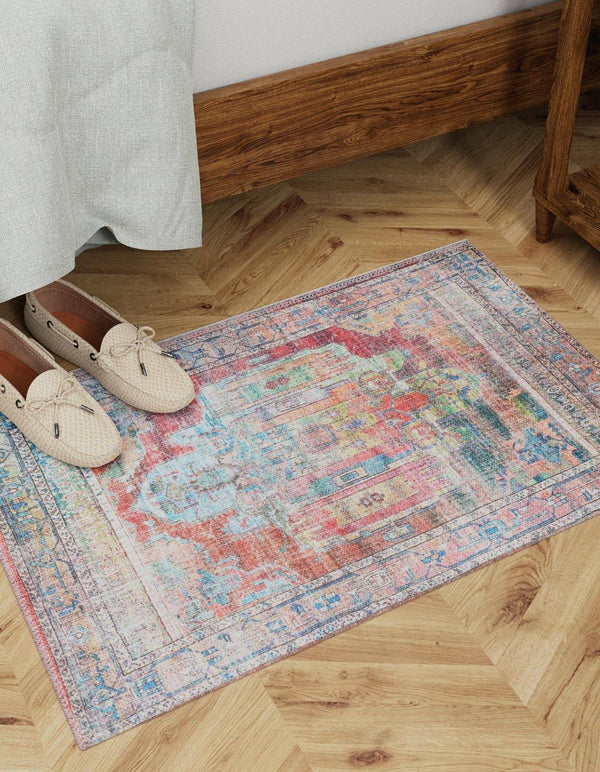 Unique Loom Maahru Wasahable 2x3 Multi Accent Rug