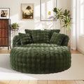 Wiilayok 58'' Oversized Chaise Lounge Chair Indoor, Thickened Backrest Sleeper Sofa Couch with Soft Pillows for Living Room, Gray