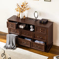 Enhomee Wood Dressers for Bedroom with 9 Drawers White Dresser Chest of Drawers for Living Room