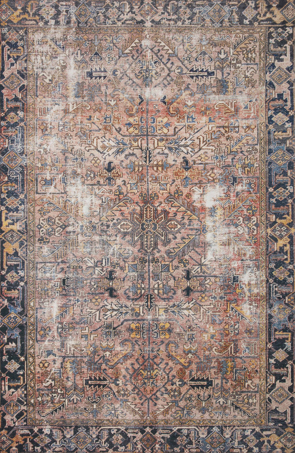 Loloi Jules JUL-02 Rug Terracotta / Multi / 18" x 18" Sample
