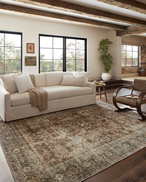 Magnolia Home by Joanna Gaines x Loloi Sinclair Rust Lagoon Rug