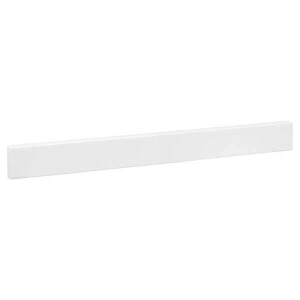 24-1/2 in. Cultured Marble Backsplash in White
