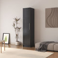Slim Tall Storage Cabinet, Pantry Cabinet with Doors Shelves Small Space for Kitchen Living Room Bathroom