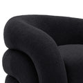 360 Swivel Accent Chair for Living Room, Boucle Barrel Armchair Single Sofa Chair Reading Chair, Sage Green