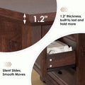 Hommpa Farmhouse 3 Drawers Nightstand with Charging Station, Rustic Wood Night Stand with Drawers for Bedroom, Vintage Bedside Table Small Dresser Chest of Drawers for Living Room, White
