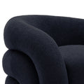 360 Swivel Accent Chair for Living Room, Boucle Barrel Armchair Single Sofa Chair Reading Chair, Sage Green