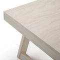 Plank+Beam Farmhouse Coffee Table, 48" Solid Wood Tables for Living Room, Rectangular Center Table
