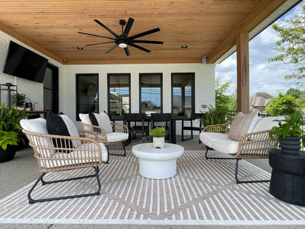 Hauteloom Anah Cream Outdoor Rug - 7'10" x 10' Rectangle