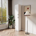Slim Tall Storage Cabinet, Pantry Cabinet with Doors Shelves Small Space for Kitchen Living Room Bathroom