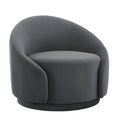 360 Swivel Accent Chair for Living Room, Boucle Barrel Armchair Single Sofa Chair Reading Chair, Sage Green